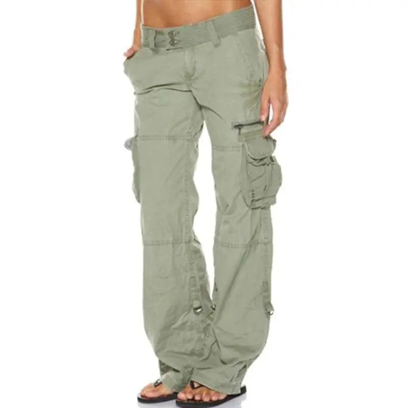 Tullia Pantalon Cargo Élégant pour le Quotidien pour Femme - Vert