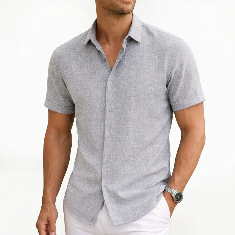 Oliver Chemise Boutonnée en Coton pour Femme - Gris