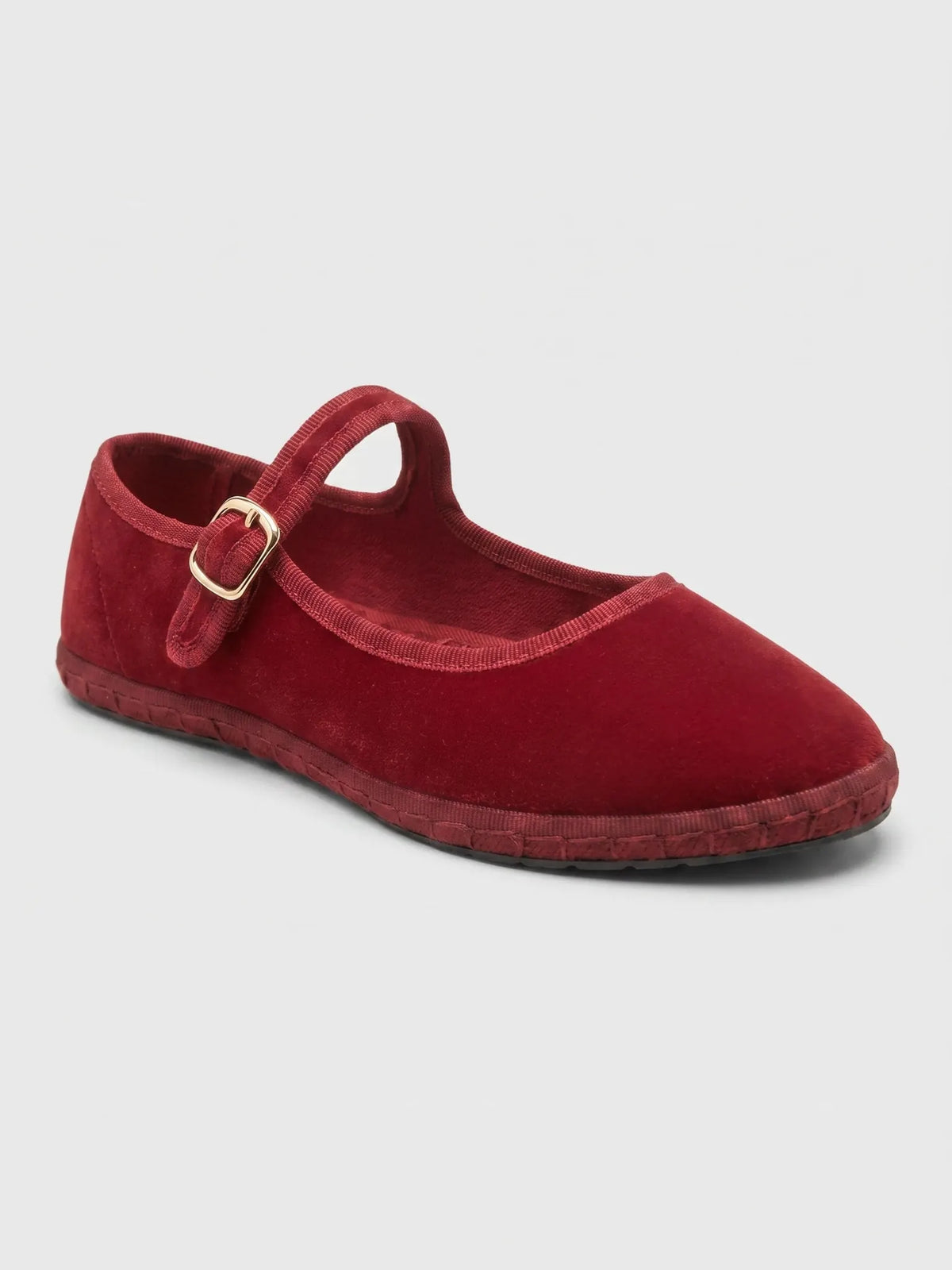 Calisto Ballerines à Boucle, Légères et Confortables pour Femme - Rouge