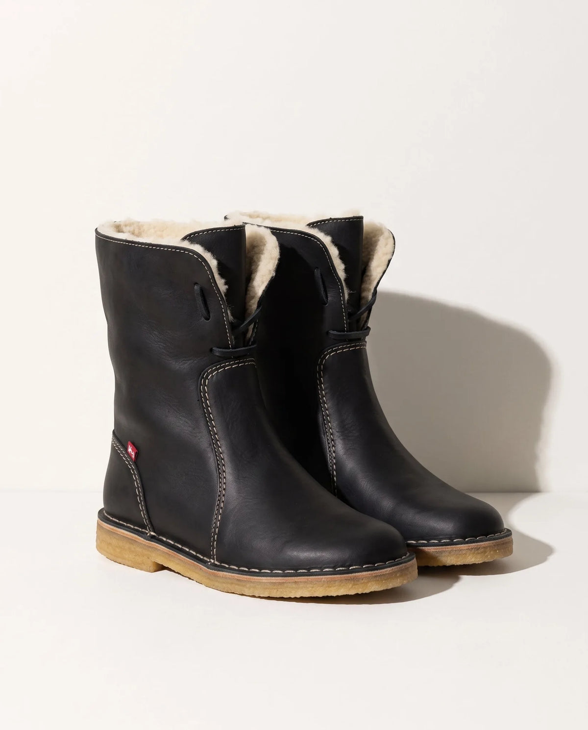 Savannah Bottes d'Hiver Chaudes Doublées Fausse Fourrure pour Femme - Noir | Tenelle