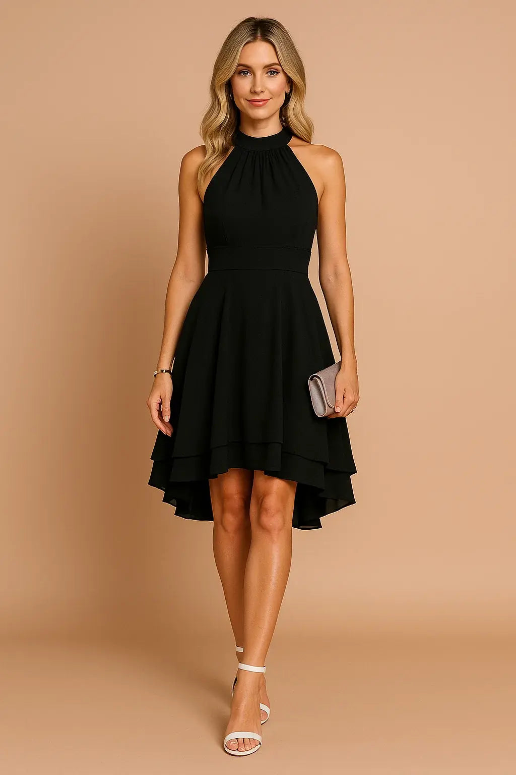 Addison Robe Jupe Évasée pour Femme - Noir