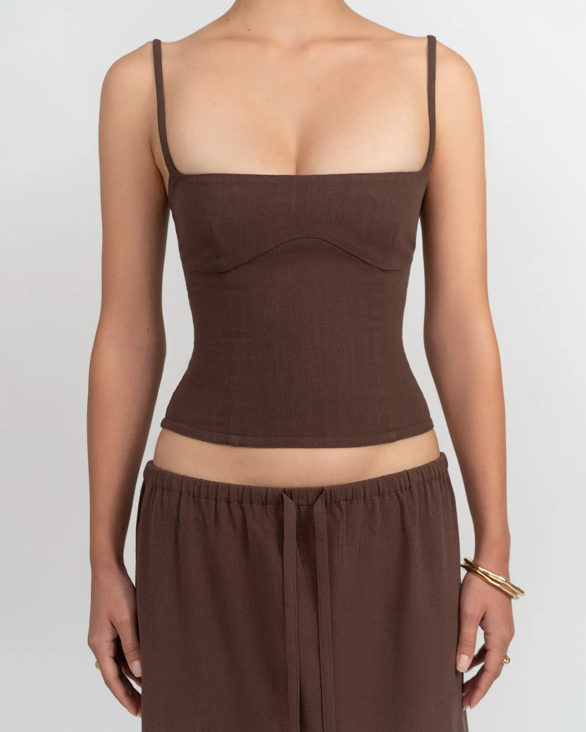 Carolyn Jupe pour Femme - Marron