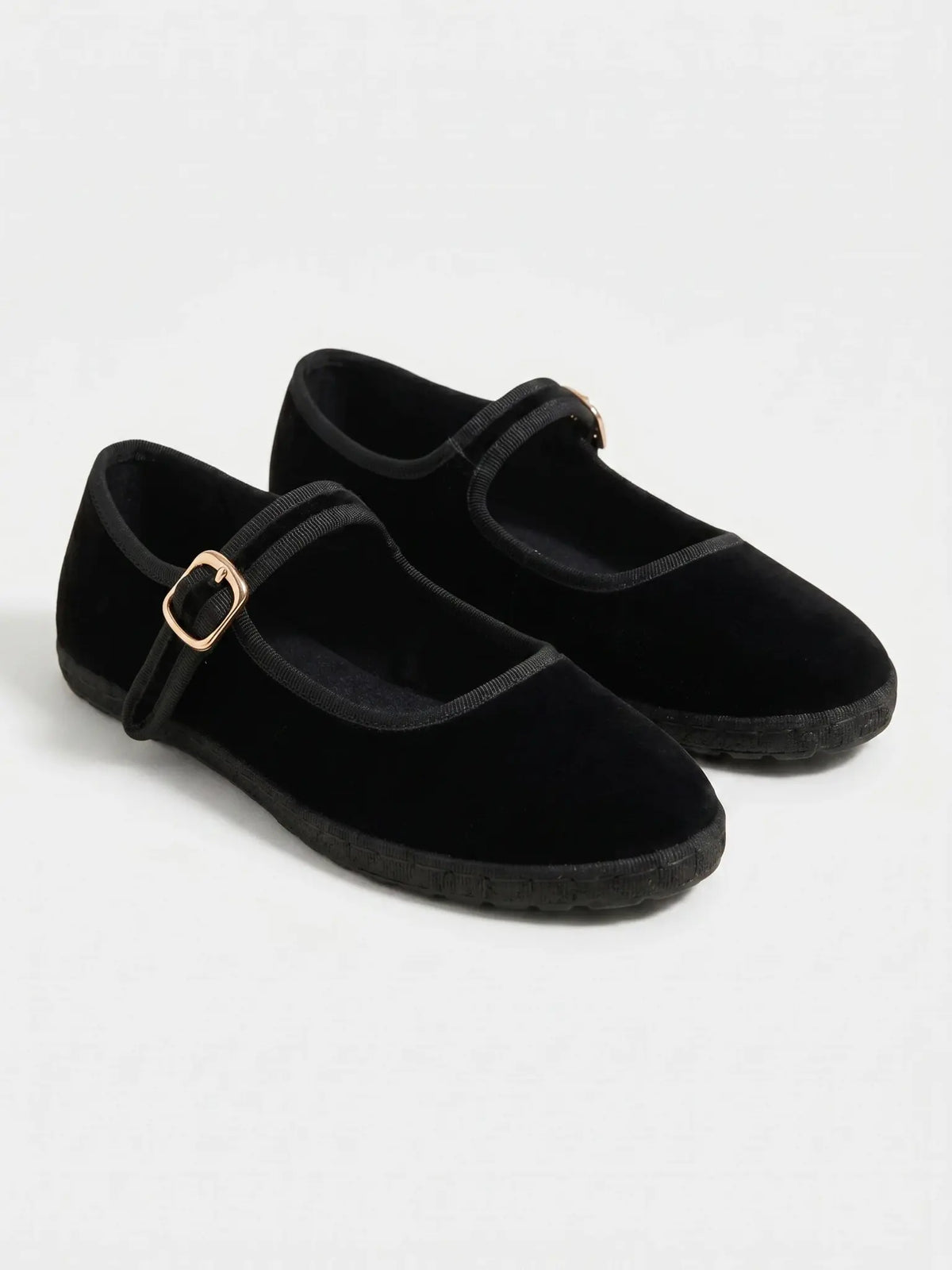 Calisto Ballerines à Boucle, Légères et Confortables pour Femme - Noir