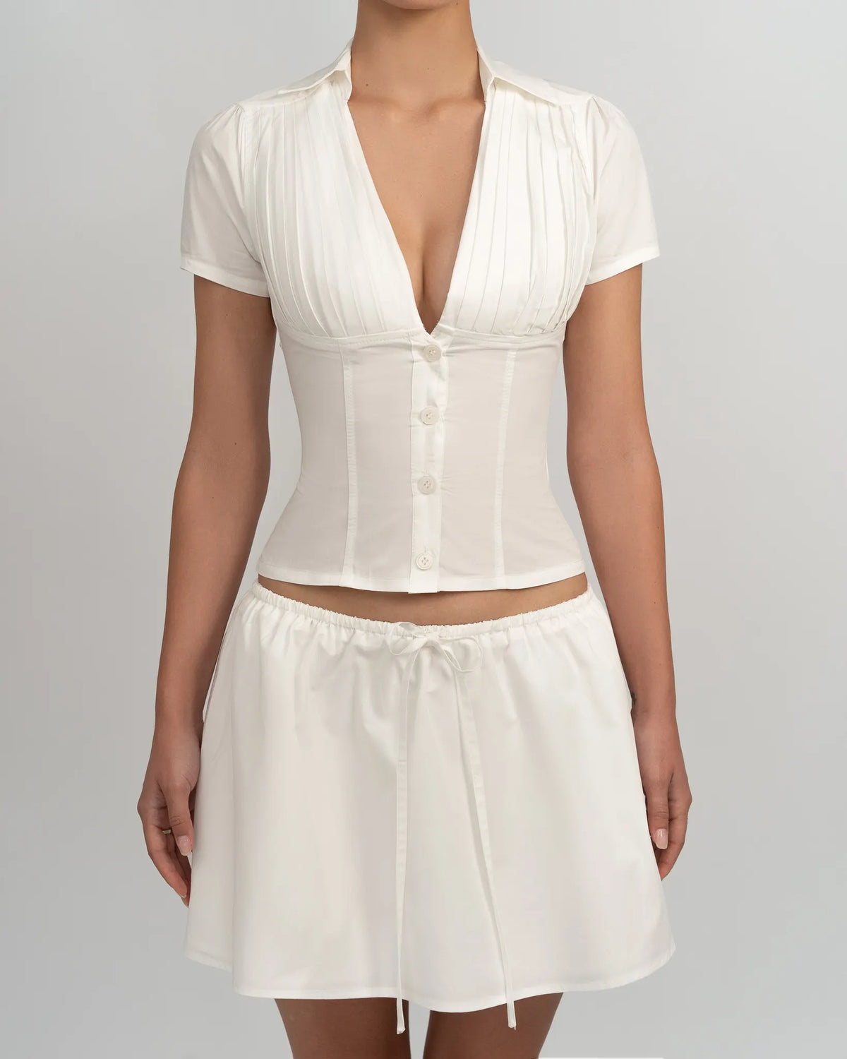 Celeste Jupe pour Femme - Blanc