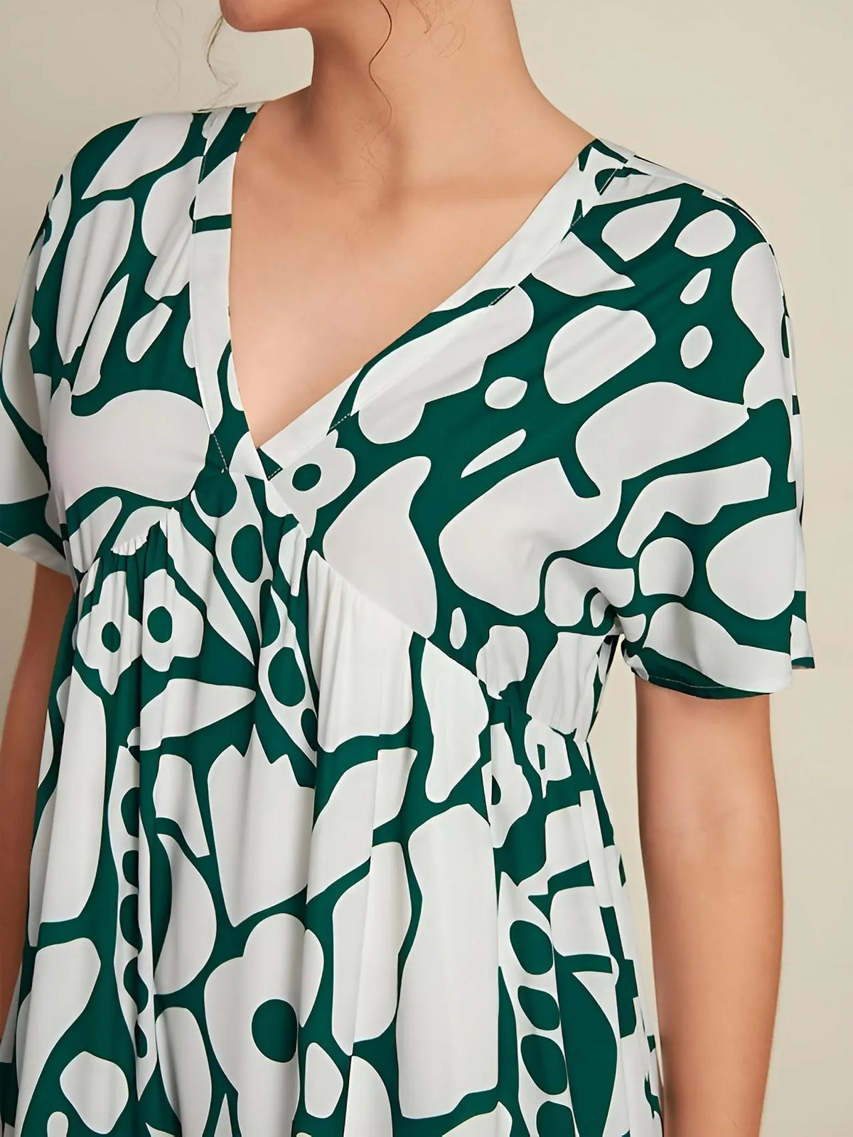 Dawnfield Robe Maxi à Imprimé Fleuri pour Femme - Vert