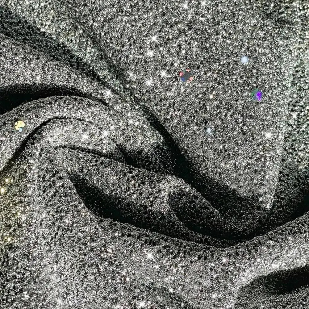 Lauren Robe Mini à Sequins, Glamour et Polyvalente pour Femme - Gris Argenté
