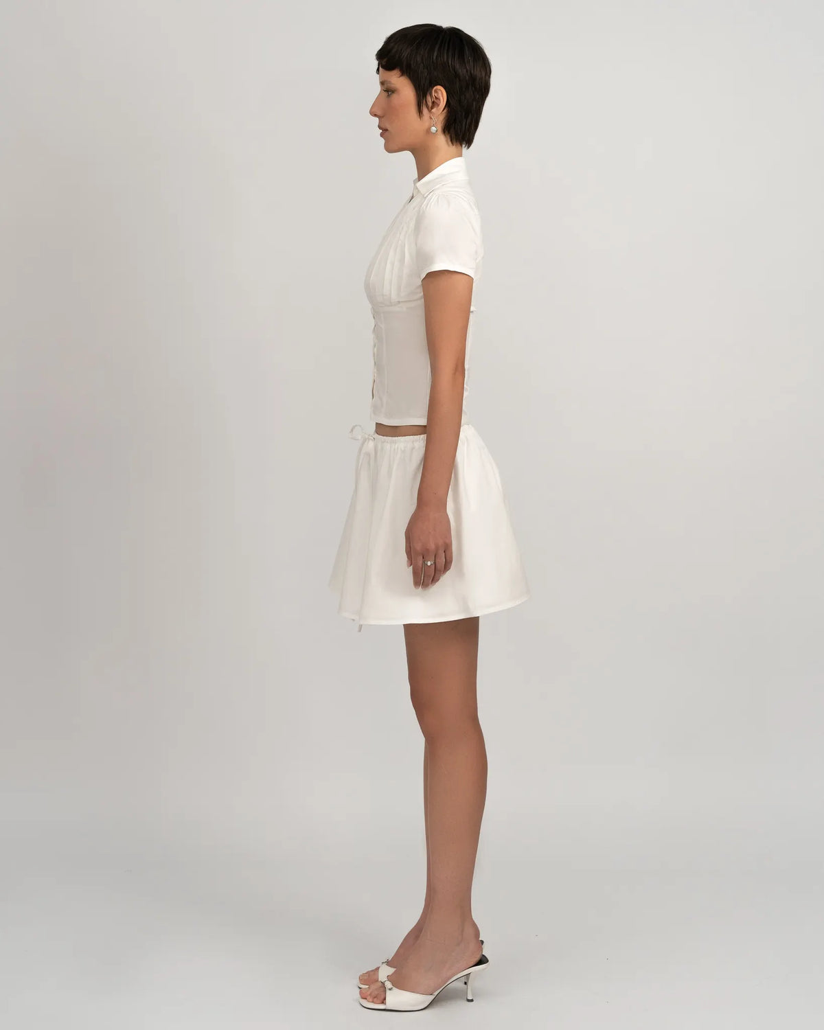Celeste Jupe pour Femme - Blanc