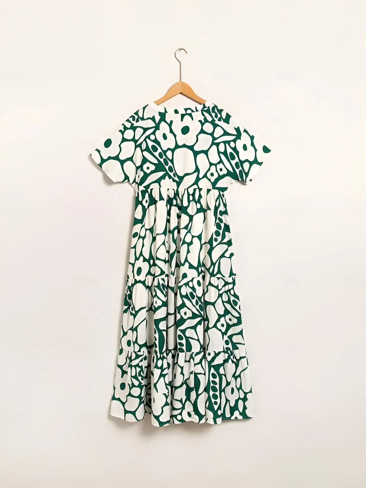 Dawnfield Robe Maxi à Imprimé Fleuri pour Femme - Vert