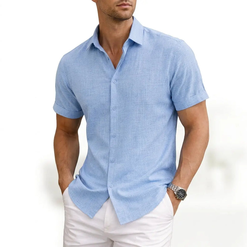 Oliver Chemise Boutonnée en Coton pour Femme - Bleu