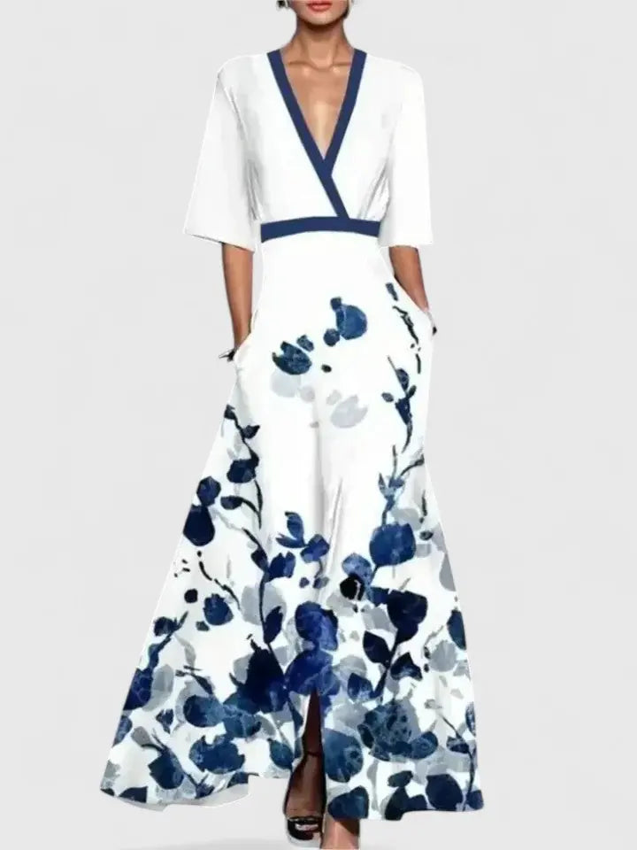 Aimee Robe Maxi pour Femme - Blanc